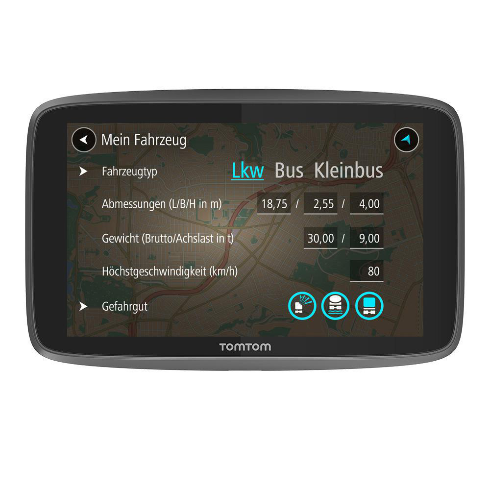 TomTom LKW Navigationsgerät GO Professional 6250  (6 Zoll, Sonderziele und Routen für LKW, Stauvermeidung dank TomTom Traffic, Karten-Updates Europa, Updates über Wi-Fi, hochwertige Halterung) 