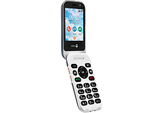 DORO 7080 - Téléphone portable pliant (Graphite/Blanc)