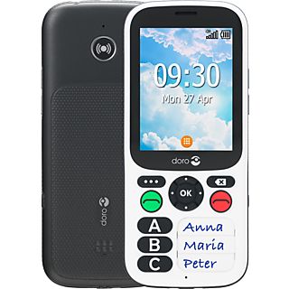 DORO 780X - Telefono cellulare (Nero/Bianco)