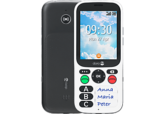 DORO 780X IUP - Telefono cellulare (Nero/Bianco)