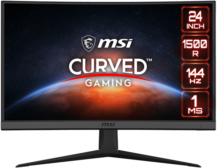 MSI OPTIX G24C6 | 24 inch - 1920 x 1080 (Full HD) - 1 ms - 144 Hz