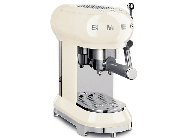 Cafetera espresso manual ECF01CREU Smeg crema. ¡Compra online!