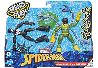 HASBRO Marvel Spider-Man Bend and Flex Black Suit Spider-Man gegen Doc Ock Spielfiguren Mehrfarbig