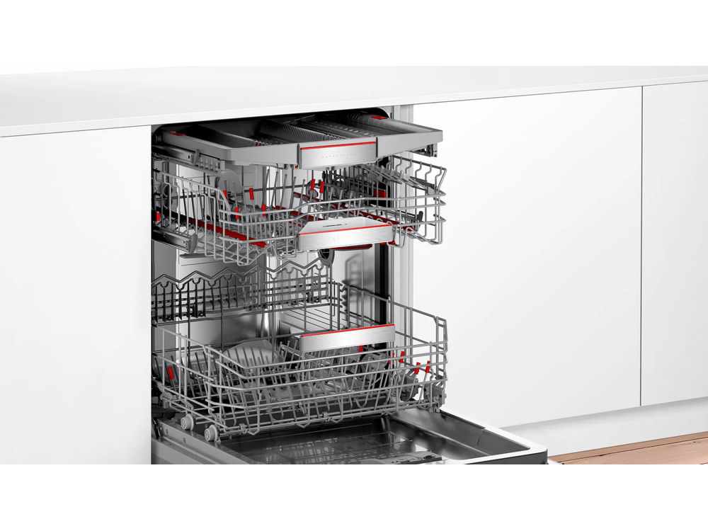 Lavavajillas integrable - Bosch SMV8YCX01E, 14 servicios, 8 programas, Home Connect, 60 cm, Inox