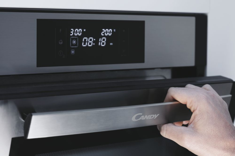 Microondas integrable - Candy Essenza MEC440TXNE, Grill combinado, 3350W, 44l, 17 funciones, Temporizador, Inox