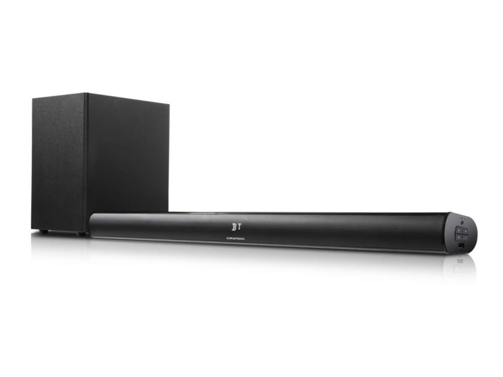 Barra Sonido Grundig gsb910sw 80w 2.1ch hdmi arccec de 910 sw altavoz soundbar 2.1 canales 80 negro 40 70 db y inalambrico 40w