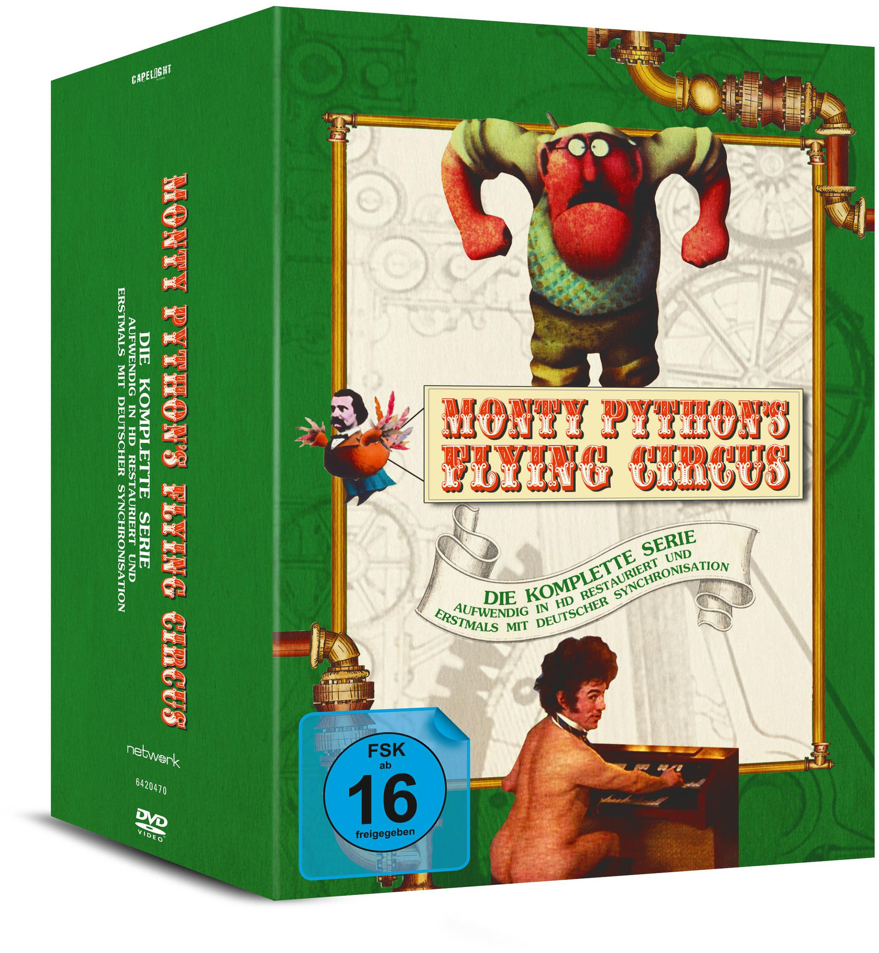 Ein DVD-Box-Set von Monty Pythons Flying Circus.