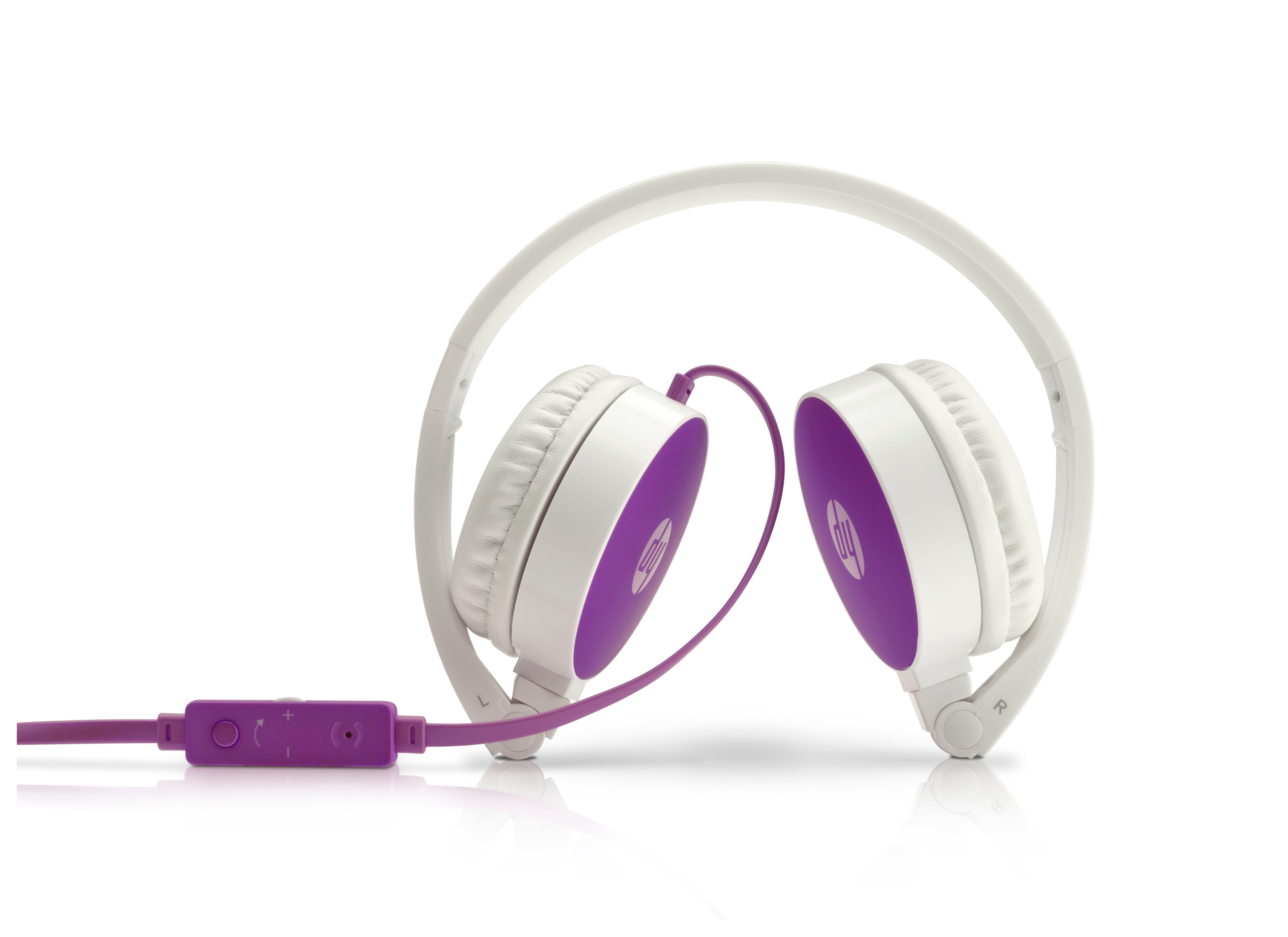 HP H2800 Purple Headset Binaurale Diadema Púrpura auricular con micrófono