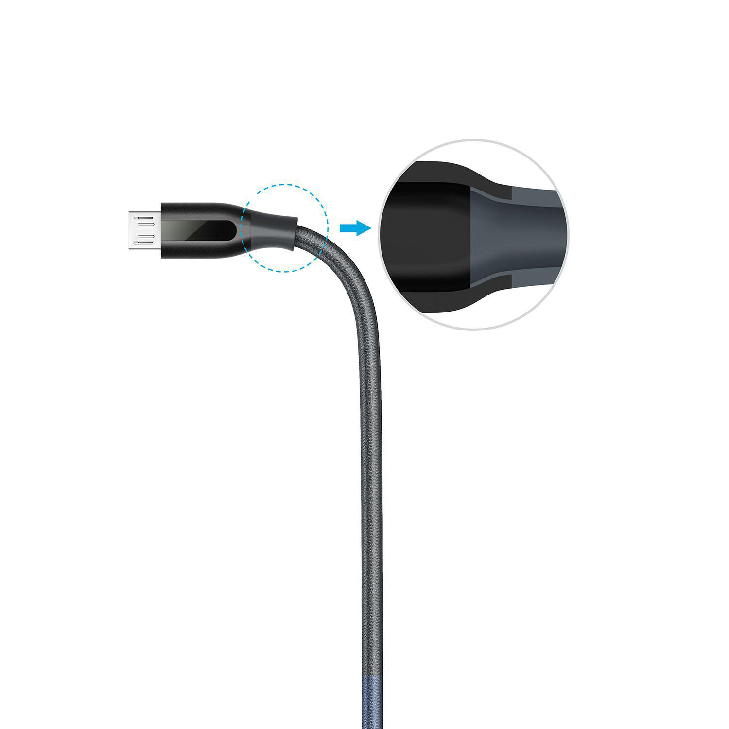 ANKER A8143HA1, Kabel, 1,8 m, Grau