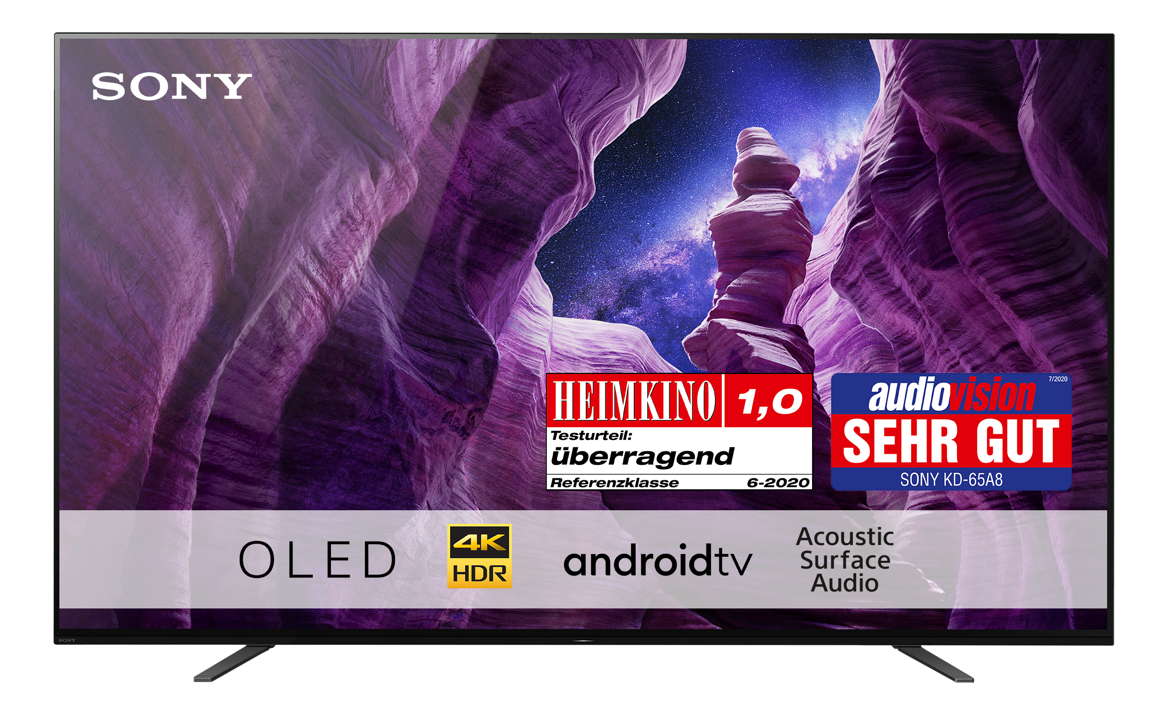 SONY KE-65A8 Fernseher 65 Zoll 4K Smart OLED Android TV