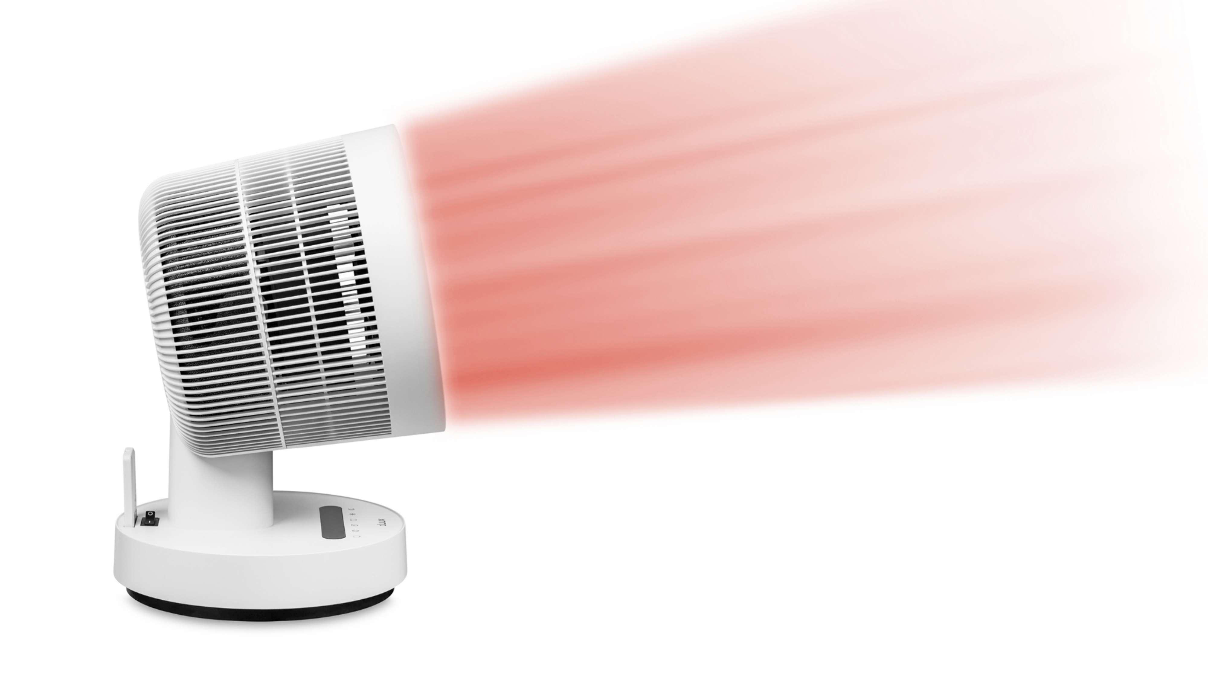 DUUX Fan Watt) Stream Cooling + Heating (1500 Weiß Tischventilator