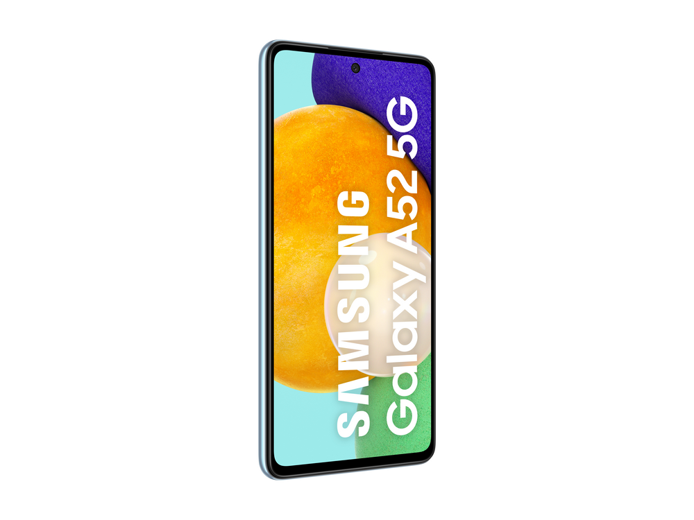 Móvil - Samsung Galaxy A52 5G, Azul, 128GB, 6GB RAM, 6.5" Full HD+, SDM720G Octa-Core, 4500 mAh, Android 11