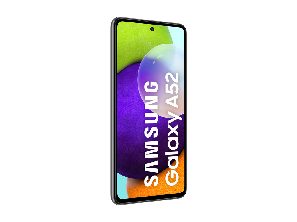 Samsung Galaxy A52, Negro, 256 GB, 8 GB RAM, 6.5" Full HD+, SDM720G Octa-Core, 4500 mAh, Android 11