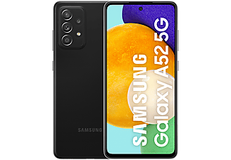 Móvil - Samsung Galaxy A52 5G, Negro, 256GB, 8GB RAM, 6.5" Full HD+, SDM720G Octa-Core, 4500 mAh, Android 11