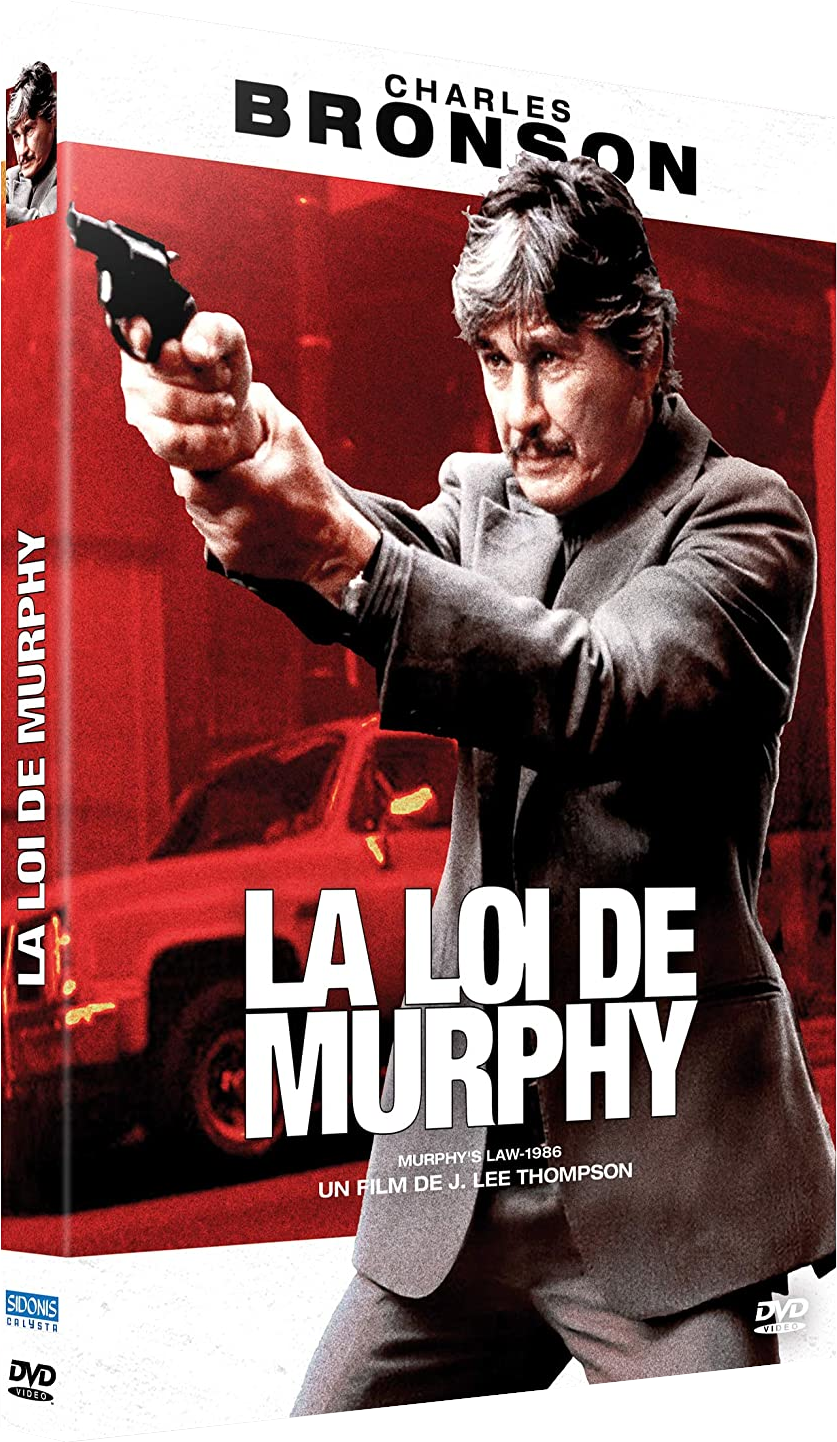 La Loi de Murphy, jaquette DVD. Charles Bronson tenant une arme.