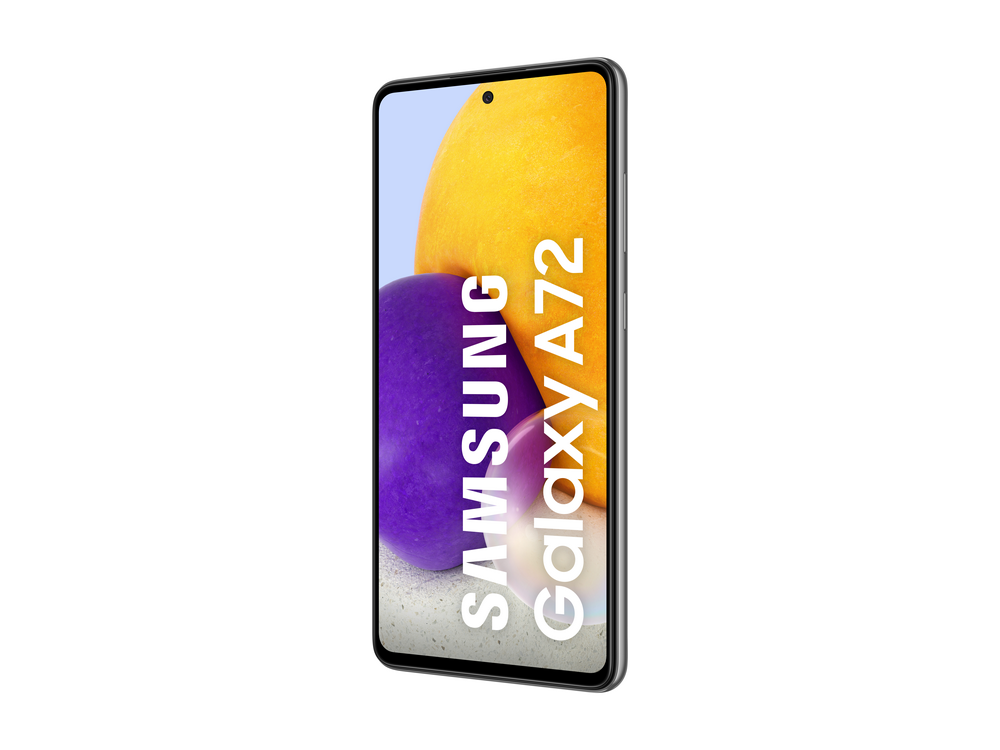 Samsung Galaxy A72, Negro, 256 GB, 8 GB RAM, 6.7" Full HD+, Octa-core, 5000 mAh, Android 11