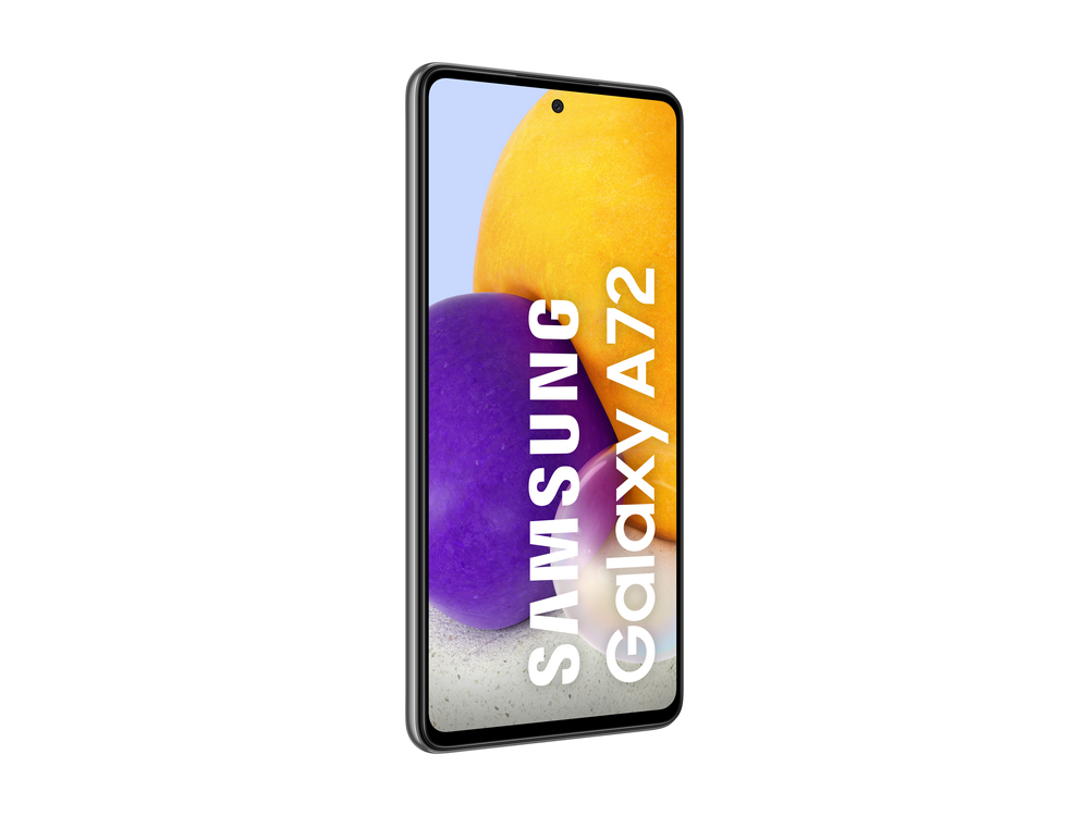 Samsung Galaxy A72, Negro, 256 GB, 8 GB RAM, 6.7" Full HD+, Octa-core, 5000 mAh, Android 11