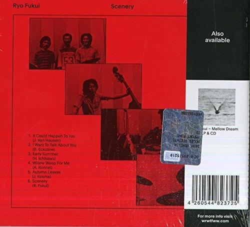 Rotes Albumcover mit Bandbild und Titelliste.