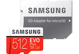 SAMSUNG MB-MC512HA/APC 512GB MicroSD Evo Plus Class10 U3 (100/90MB/S) Hafıza Kartı