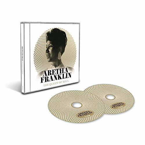 CD-Hülle mit Aretha Franklin Albumcover und zwei CDs auf weißer Oberfläche.