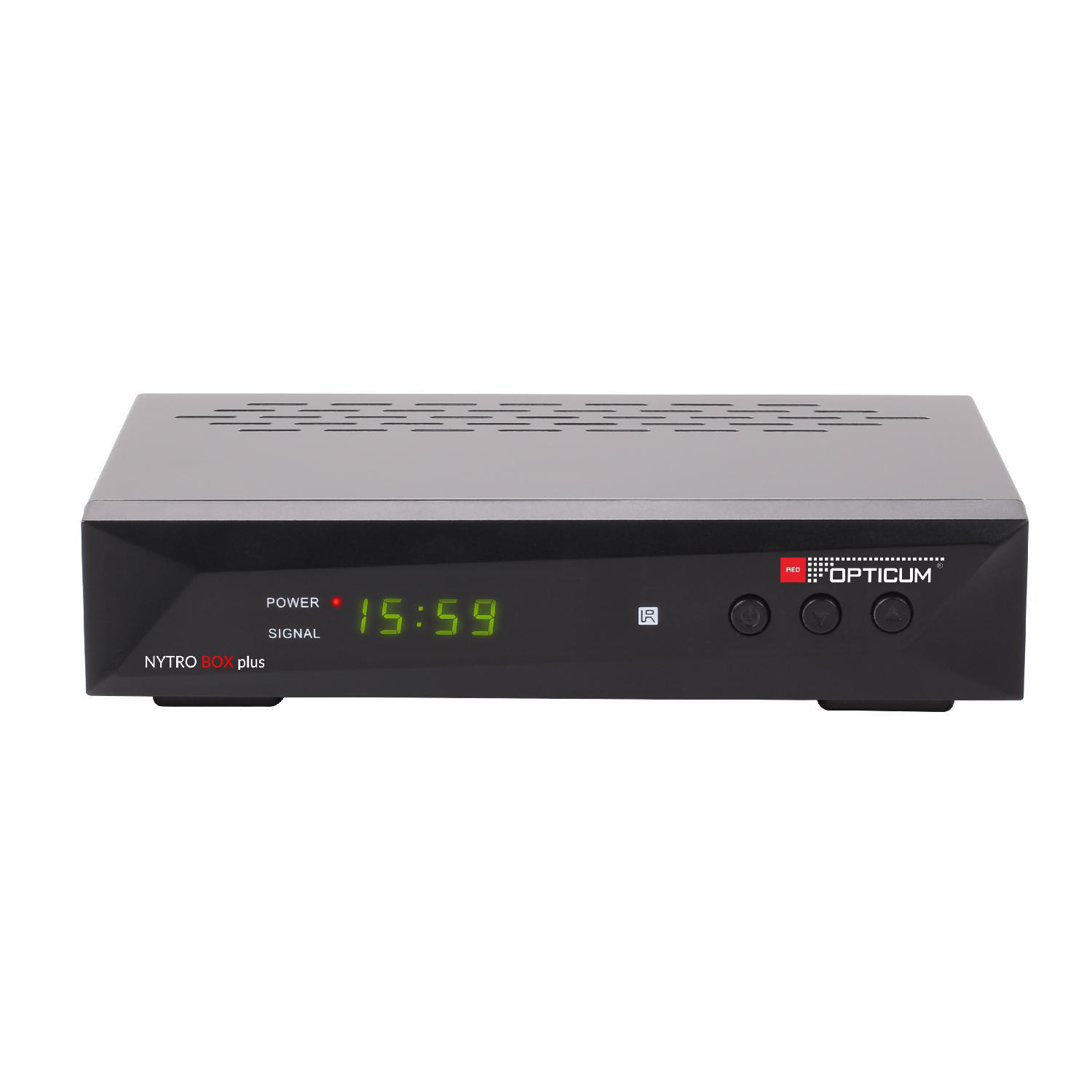 OPTICUM RED NYTRO BOX PLUS Receiver (HDTV, DVB-T2 HD, DVB-C, Schwarz)