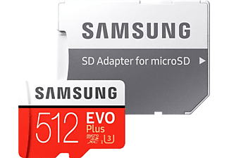 SAMSUNG MB-MC512HA/EU 512GB MicroSD Evo Plus Class10 U3 (100/90MB/S) Micro SDXC Hafıza Kartı