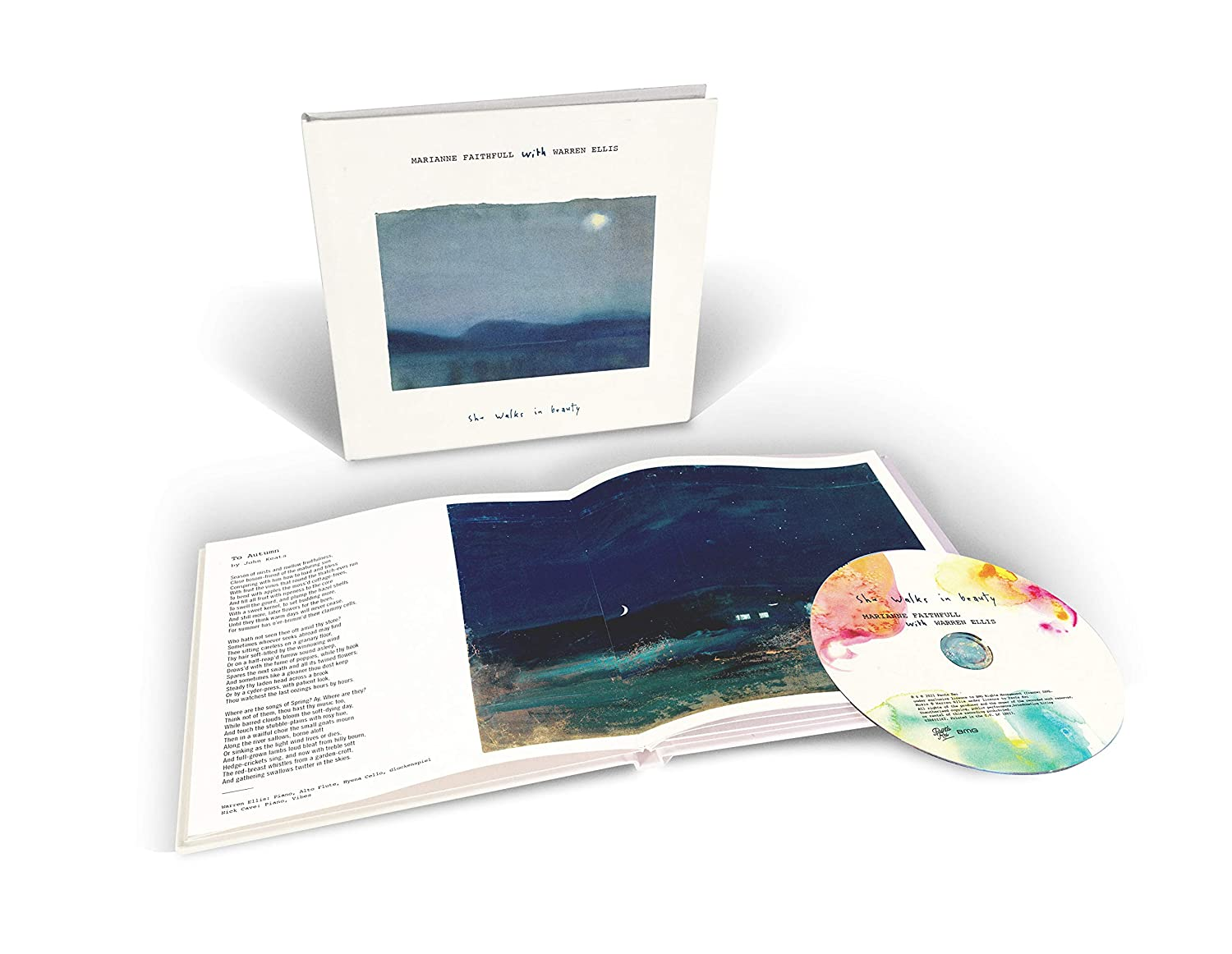 The Waters of Beauty című könyv és CD készlet, Marianne Faithfull.