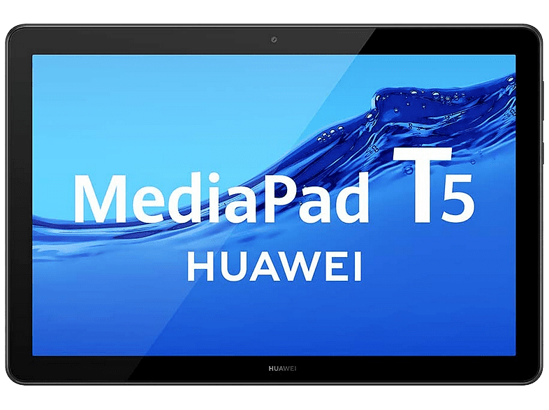 Tablet - Huawei MediaPad T5, 32 GB, Negro, WiFi, 10.1", WUXGA, 2 GB RAM, HiSilicon Kirin 659, EMUI 8.0