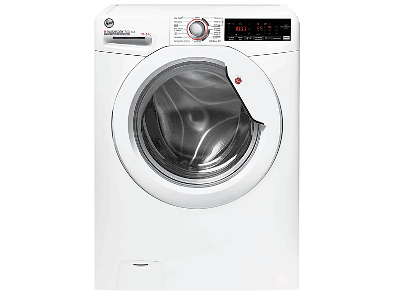 HOOVER H3DS 5106TAME-17 A Enerji Sınıfı 10Kg Yıkama 6Kg Kurutma 1500 Devir Kurutmalı Çamaşır Makinesi Beyaz