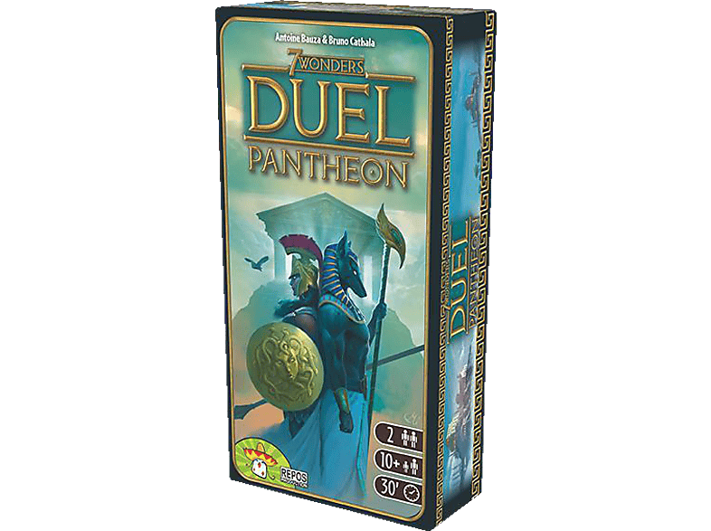 - - Pantheon Duel Erweiterung Mehrfarbig Familienspiel PRODUCTION 7 Wonders REPOS