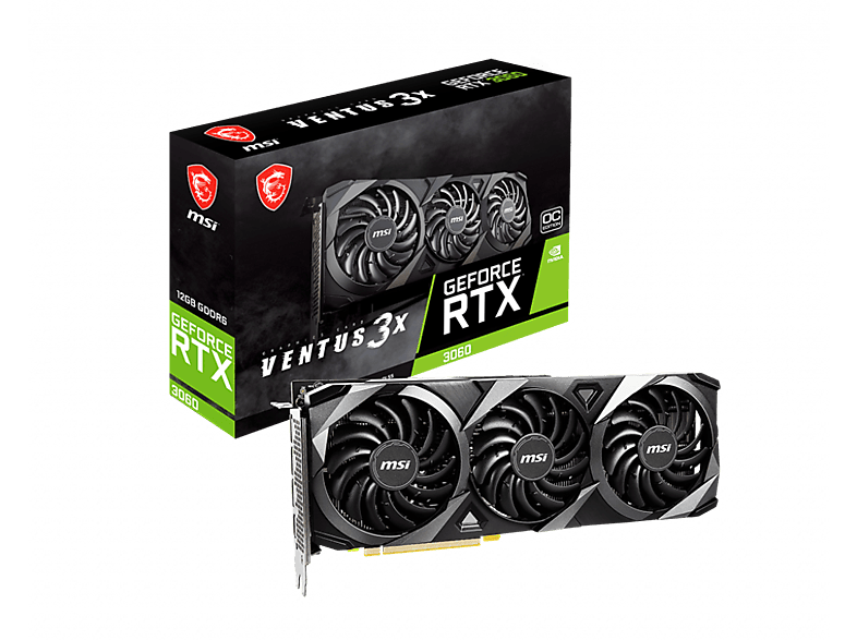 MSI VGA Geforce RTX 3060 Ventüs 3X 12GB GDDR6 192B DX12 PCIE 4.0