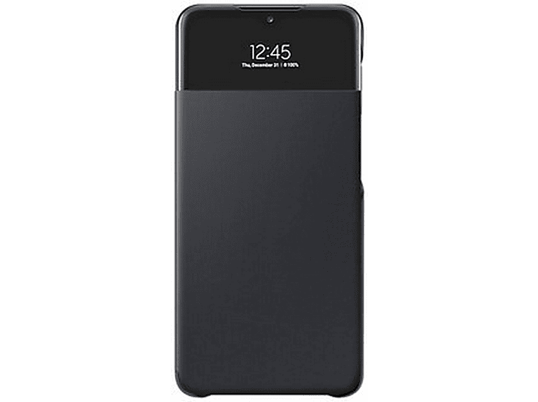 Funda móvil - Samsung S View Wallet Cover, Para Galaxy A72, Tipo libro, Negro