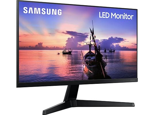 SAMSUNG LF24T350FHR - Moniteur, 24 ", Full-HD, 75 Hz, Bleu foncé/Gris