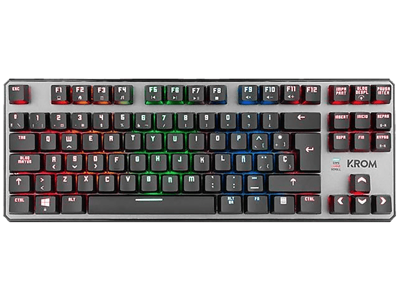 Teclado Mecánico Gamer Switch Rojo Havit Tkl 87 Teclas