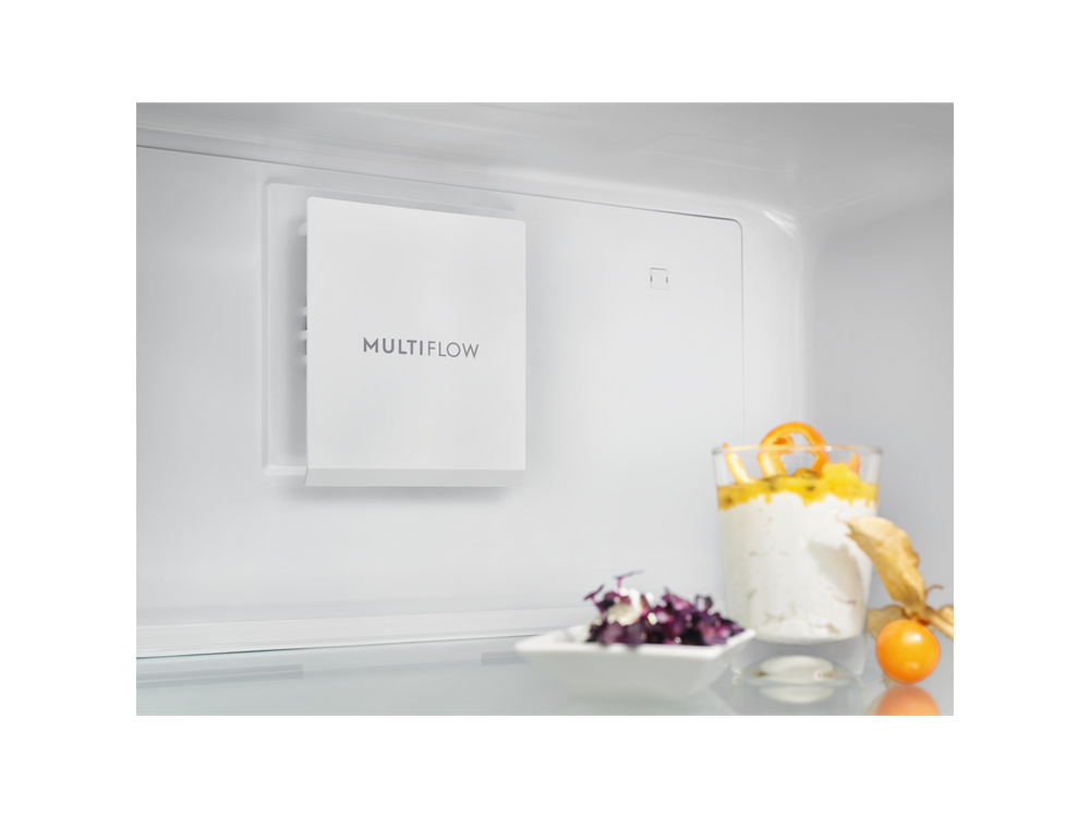 Frigorífico una puerta - Electrolux LRC5ME38W2, 390 l, Cíclico, MultiFlow, Extra Chill, 40 dB, 186 cm, Blanco