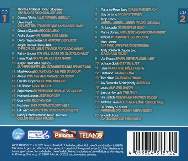 Vol.15 dt.Party (CD) - Schlager Die And Charts - offiziellen VARIOUS