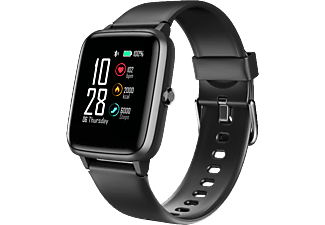 HAMA Fit Watch 5910 - Smartwatch (TPU, Schwarz/Grau)