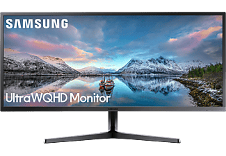 SAMSUNG LS34J550WQR - Monitore, 34 ", UWQHD, 60 Hz, Blu scuro/Grigio