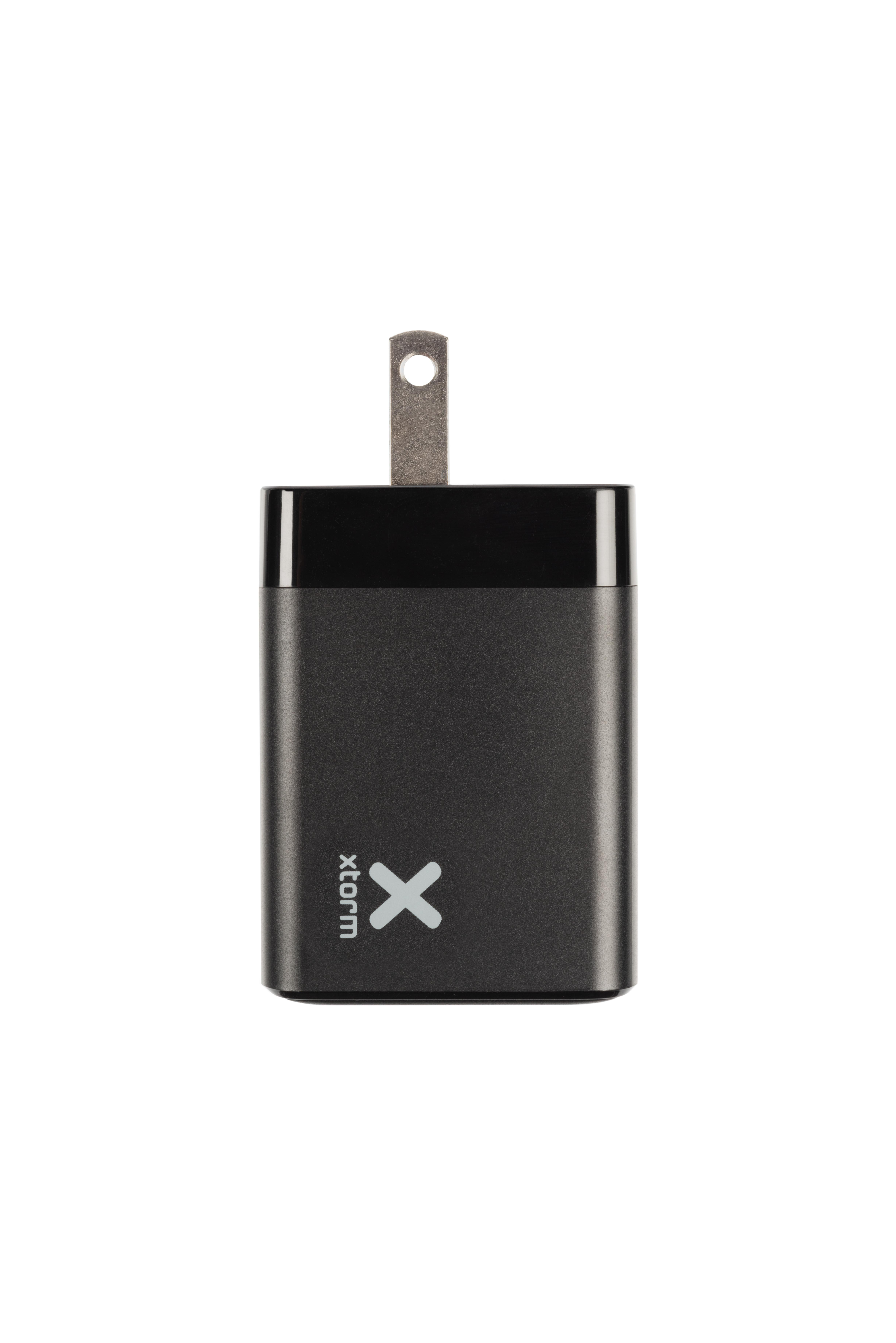 XTORM Volt Travel Fast Charger Reiseadapter universal 18 W, Schwarz