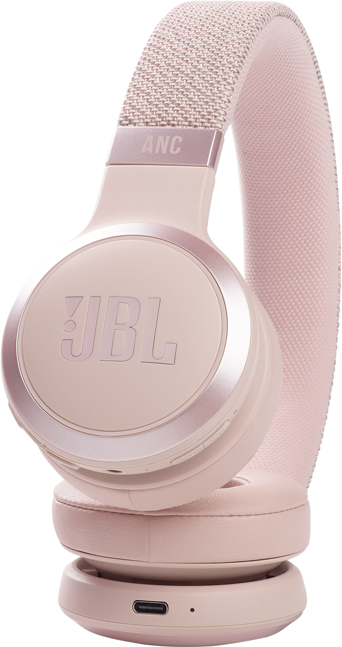 JBL Live 460 NC Roze On-ear Hoofdtelefoon Met Noise-cancelling Roze