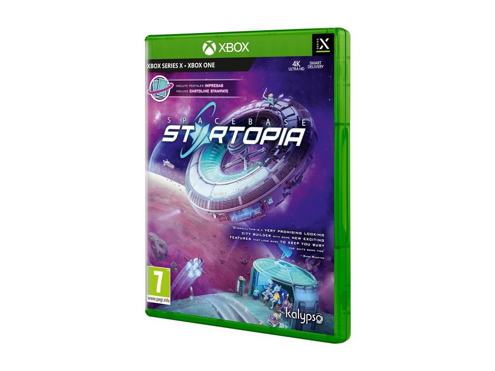 Caja de videojuego de Starbase Startopia para Xbox Series X y Xbox One.