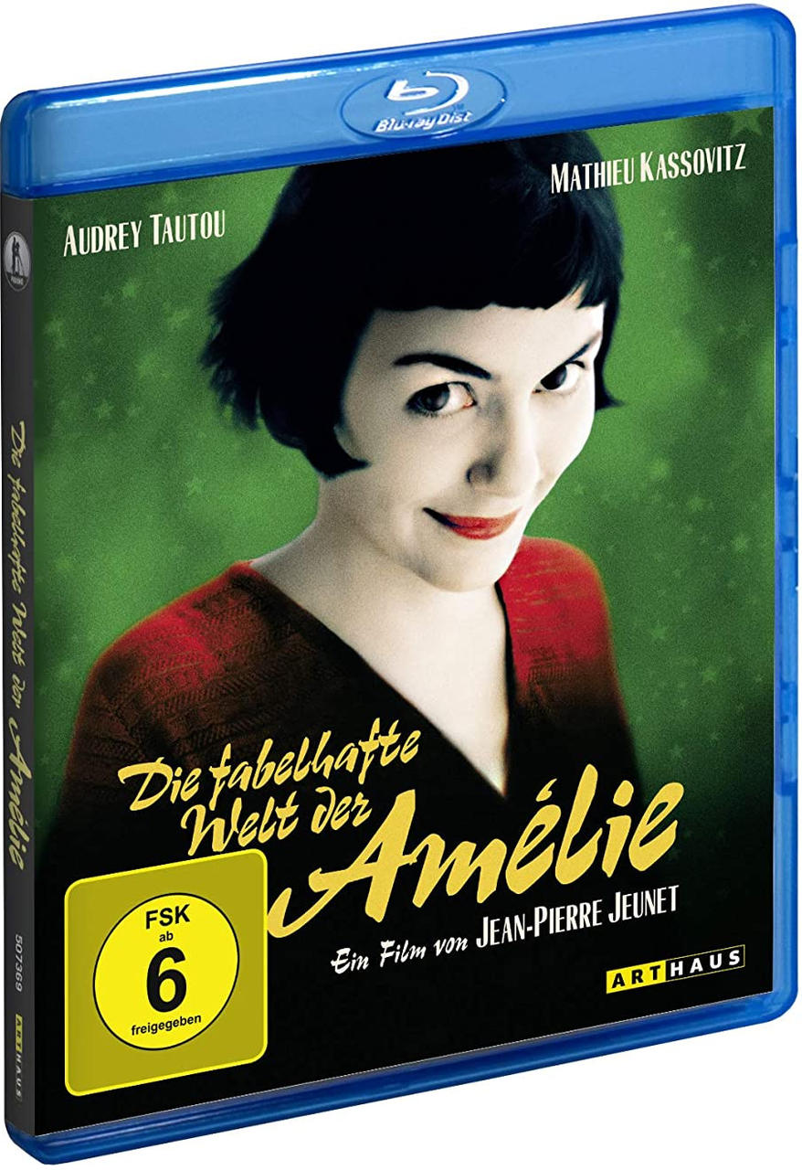 Blu-ray-Hülle von Die fabelhafte Welt der Amélie mit Audrey Tautou.