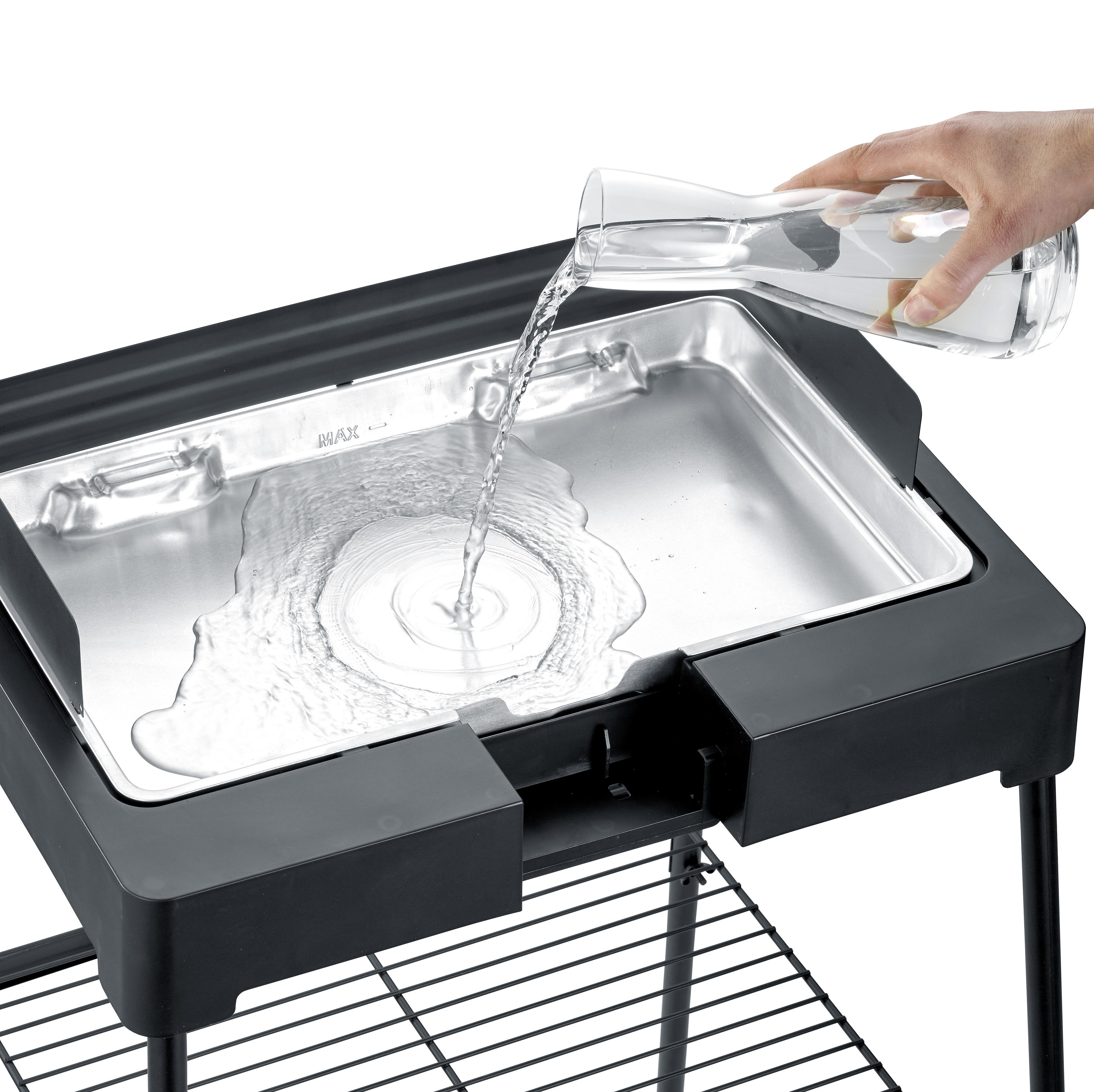 SEVERIN 8561 Elektrogrill, Schwarz (2200 Watt)