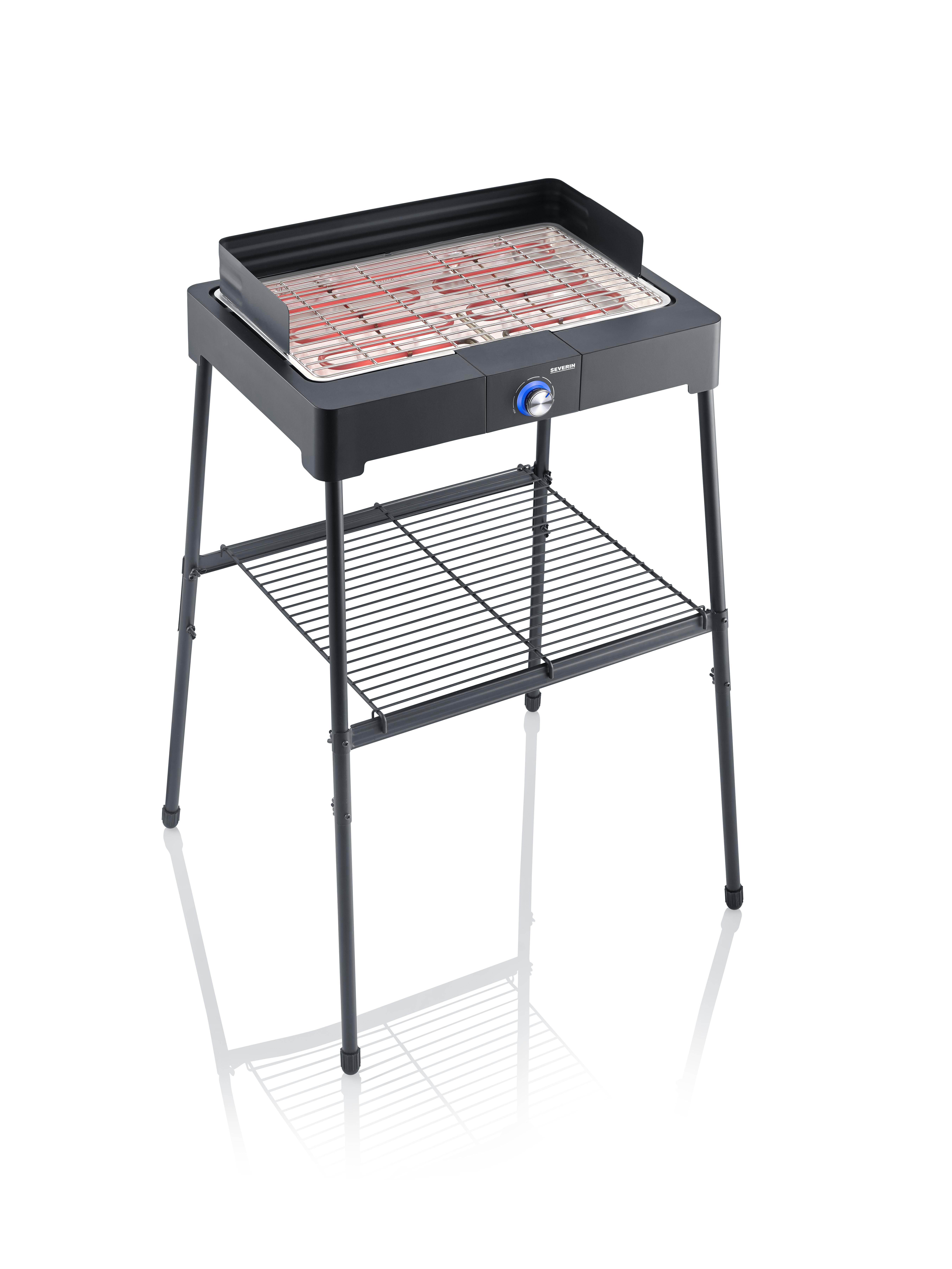 SEVERIN 8561 Elektrogrill, Schwarz (2200 Watt)