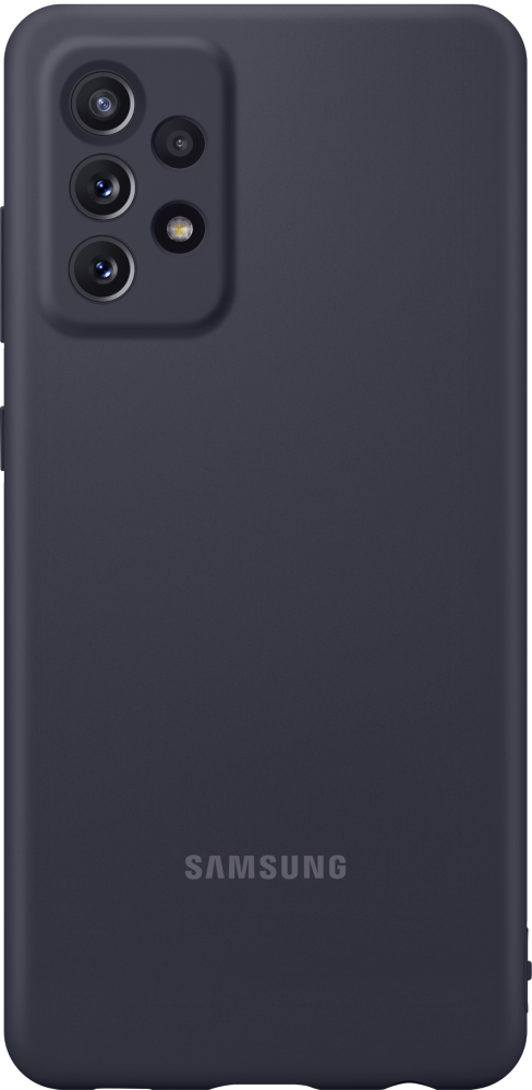 SAMSUNG Cover Silicone Galaxy A72 Noir (EF-PA725TBEGWW)