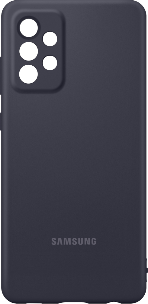 SAMSUNG Cover Silicone Galaxy A72 Noir (EF-PA725TBEGWW)