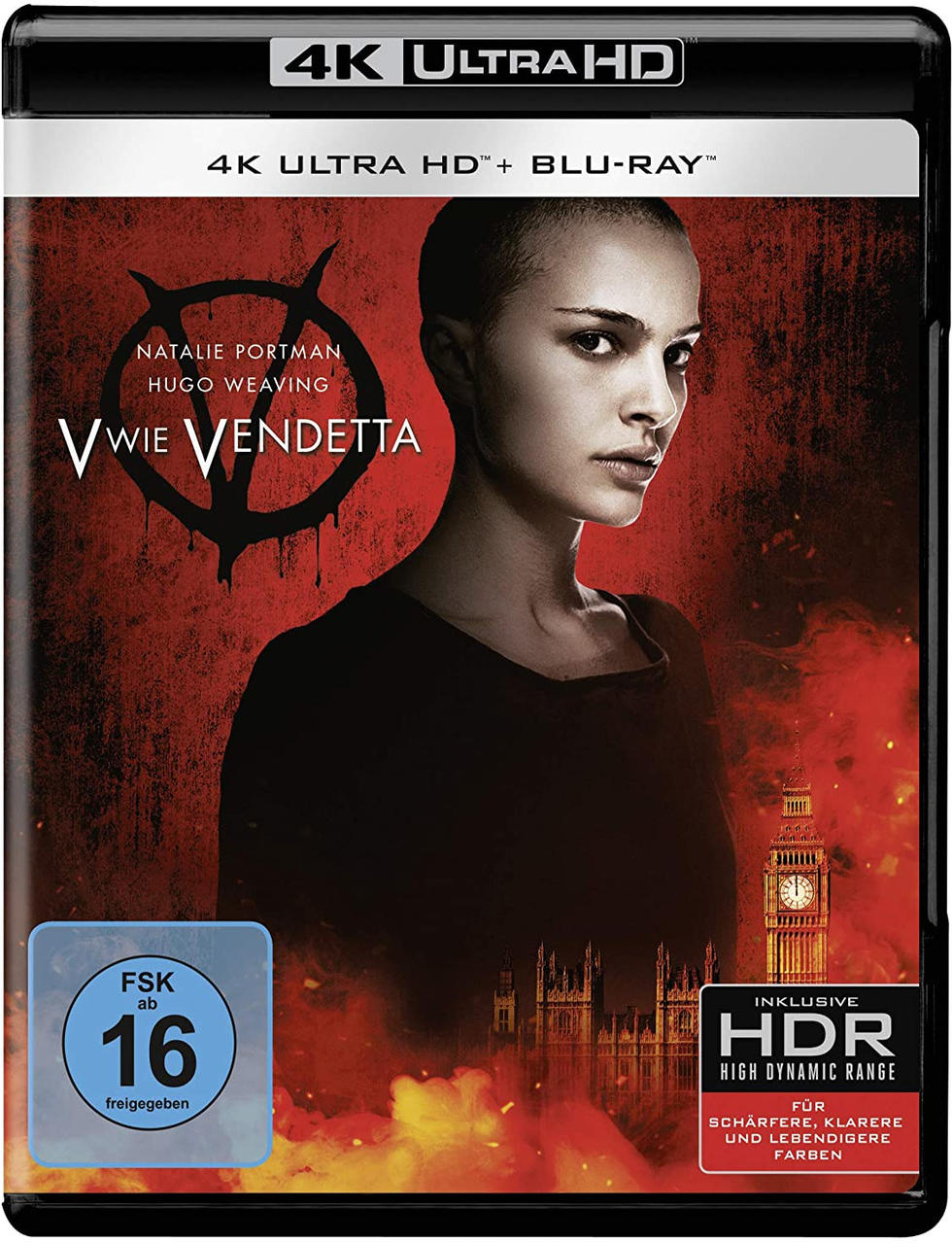 V wie Vendetta 4K Ultra Blu-ray HD Blu-ray 