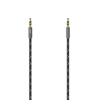 Cable audio - Hama 205129,  3.5 mm Jack Plug, 0.75 m, Negro