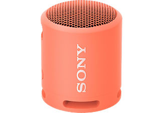SONY SRS-XB13 Bluetooth Lautsprecher, Korallenrosa, Wasserfest