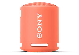 SONY SRS-XB13 Bluetooth Lautsprecher, Korallenrosa, Wasserfest